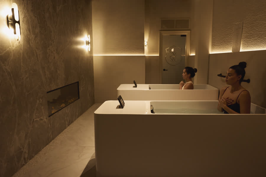 Cold plunge tubs at Wellness Republic Toronto